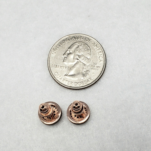 18k Pave Studs - Picture 5 of 7